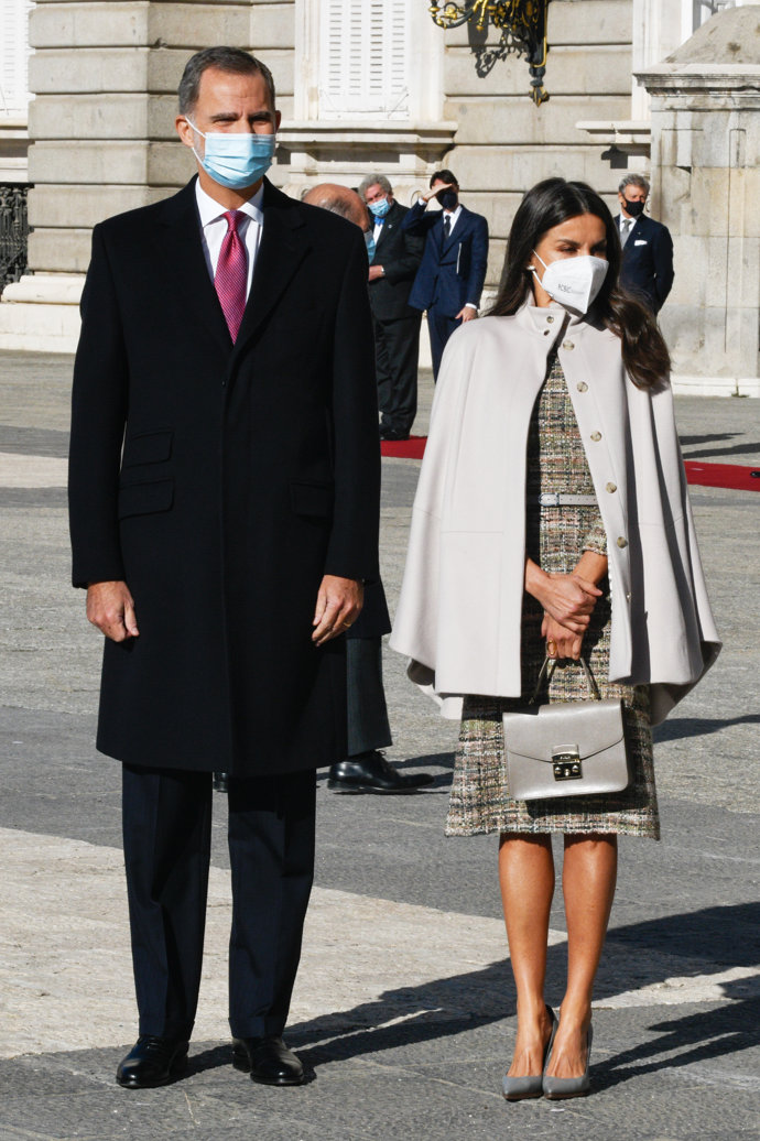 Los Reyes, en el recibimiento con honores al presidente de Italia