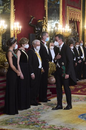 Las cenas de gala han regresado al Palacio Real dos años y medio después