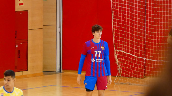 Pablo Urdangarín ha firmado su mejor partido con el Barcelona B