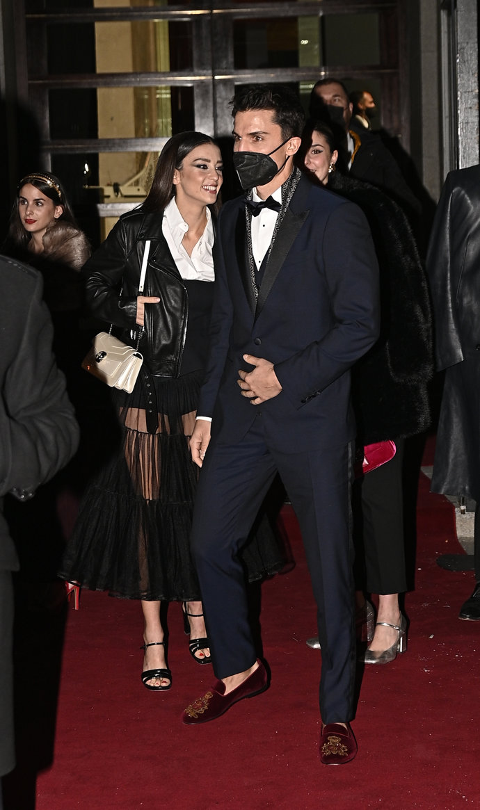 María y Álex salieron juntos de la fiesta