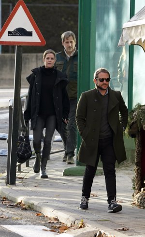 Amelia Bono y Manuel Martos han salido a comer con unos amigos tras la ruptura de la empresaria con Fernando Ligués