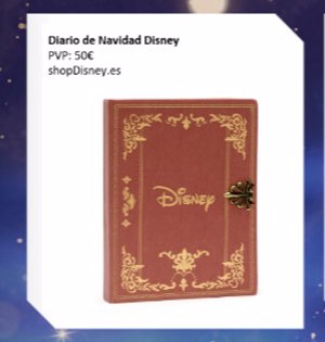 Diario de Navidad, uno de los productos que aparecen en el brand spot de Disney