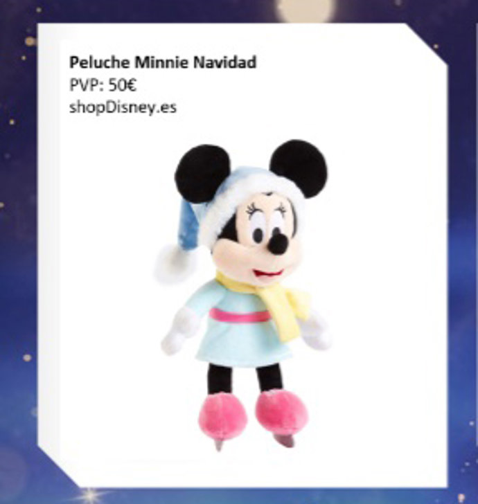 Peluche Minnie de Navidad, un regalo muy especial