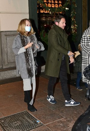 Manuel Martos con su exsuegra, Ana Rodríguez