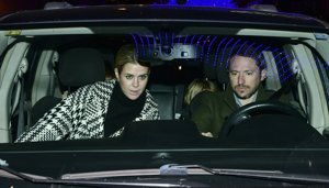 Amelia y Manuel abandonaron juntos el restaurante