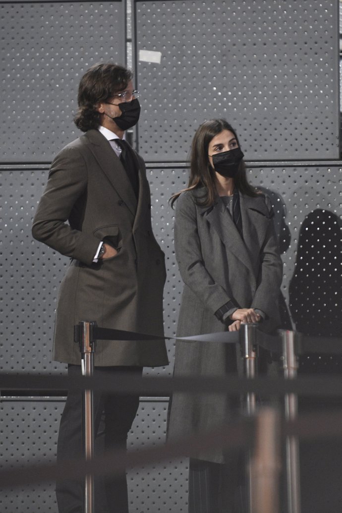 Feliciano López y Sandra Gago