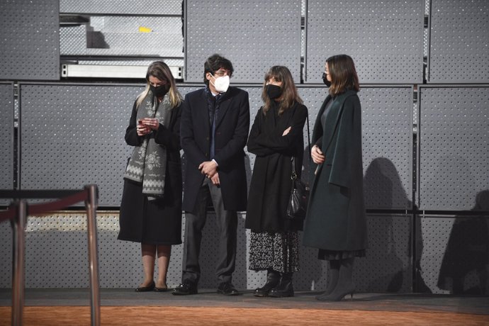 Bárbara, Borja, Beatriz y Alba, cuatro de los cinco hijos de Manolo Santana