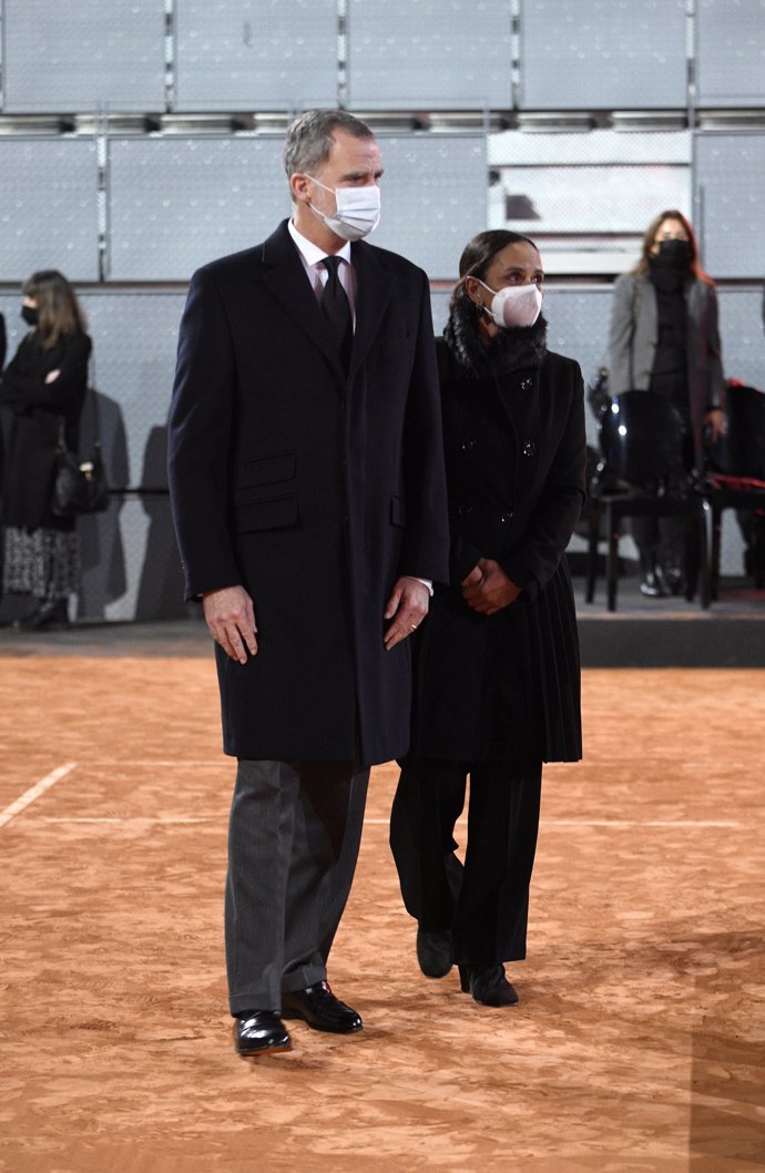 El Rey Felipe VI, con Claudia Rodríguez