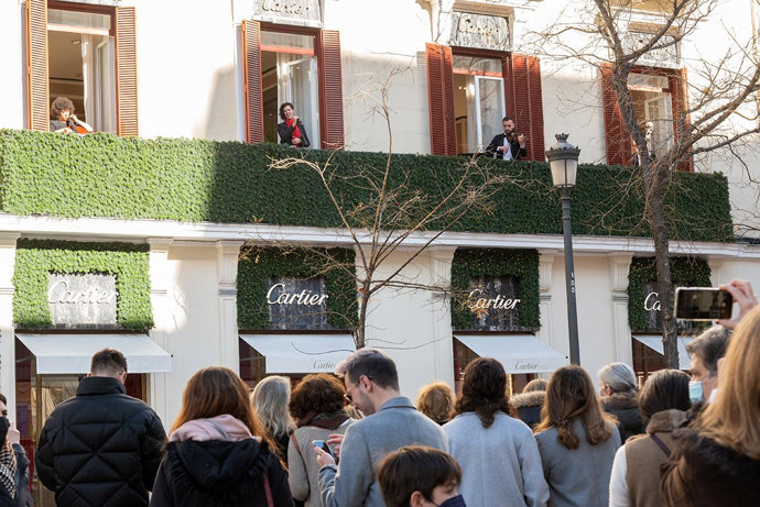 La jornada estuvo ambientada con música gracias a Cartier