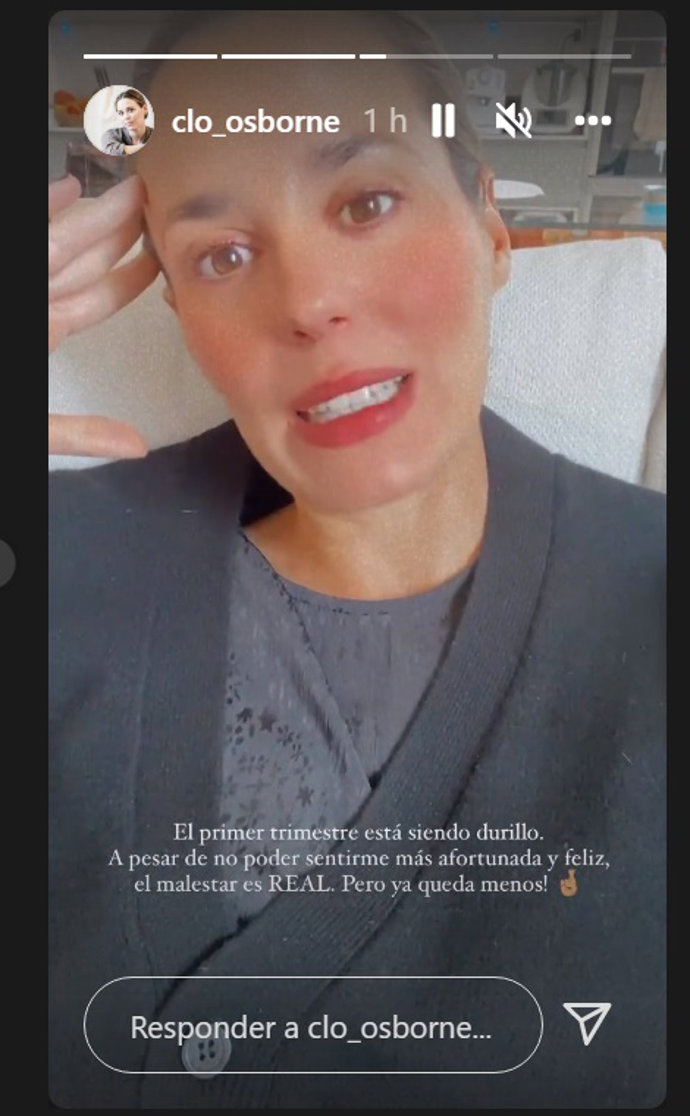 Historia compartida por Claudia Osborne en Instagram