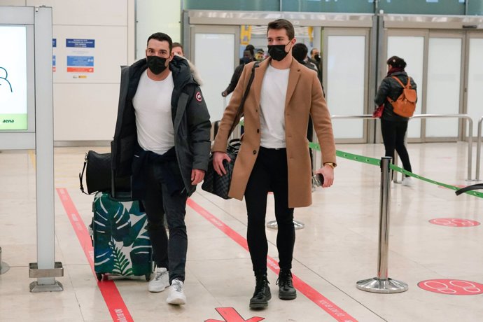 Antonio Rossi y su novio, Hugo Fuertes