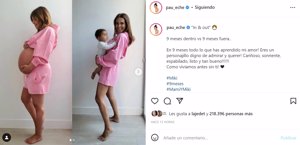 Paula Echevarría ha felicitado a su hijo Miguel en su noveno cumplemés de la manera más original