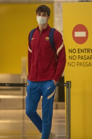 Pablo Urdangarín ha viajado con el Barça a Málaga