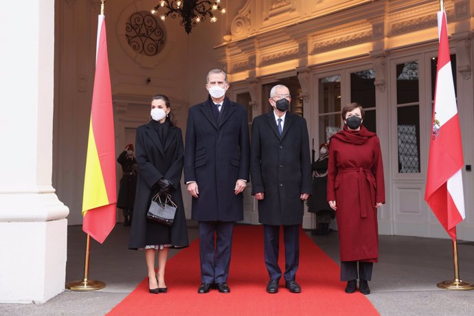 Los Reyes, con el Presidente de la República Federal de Austria y su esposa