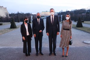 Se trata del primer desplazamiento de los monarcas a Austria