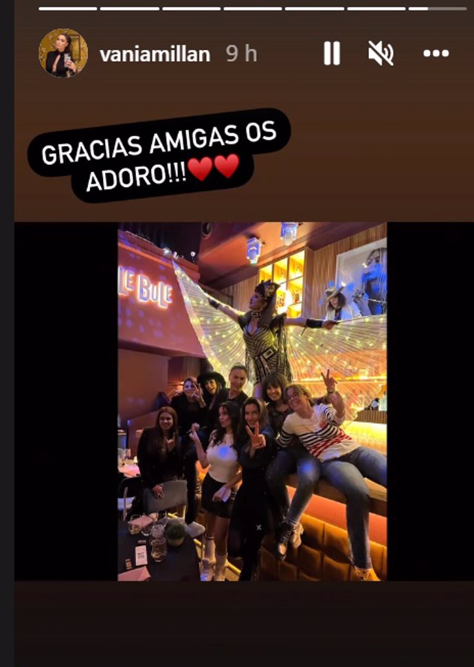 Vania Millán ha celebrado su cumpleaños con sus amigas