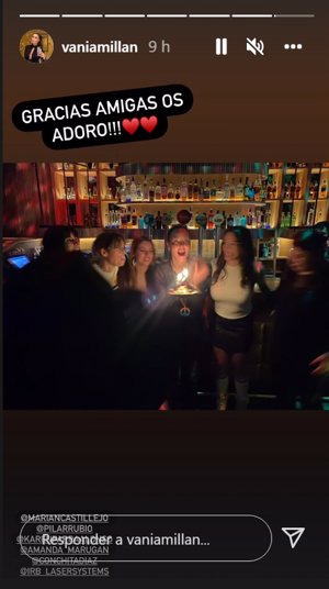 Vania Millán ha celebrado su 44 cumpleaños por adelantado con sus amigas