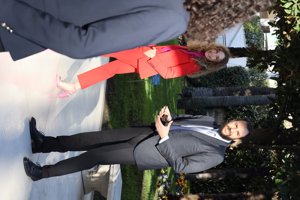 Borja Thyssen y Blanca Cuesta, presentes en un día tan importante para Carmen Cervera