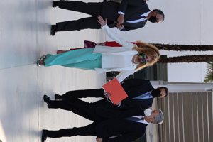 Tita, feliz, ha recibido con los brazos abiertos a Miquel Iceta