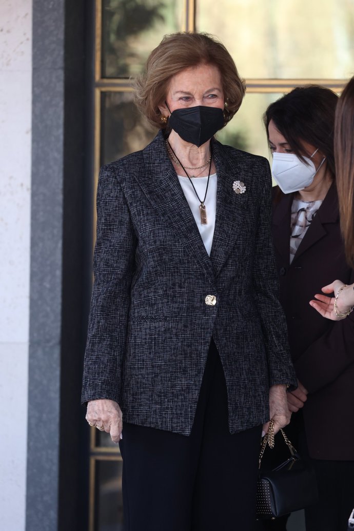 La Reina Sofía, de lo más sonriente
