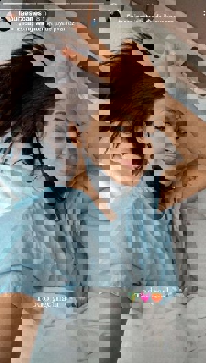 Laura Escanes, en casa tras su operación de hemorroides