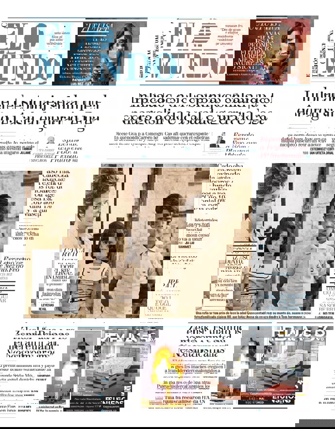Portada de El Mundo