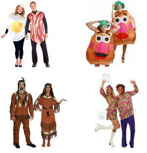 Los disfraces en pareja siempre son una opción infalible