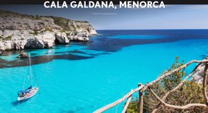 Cala Galdana, una playa de aguas cristalinas en Menorca