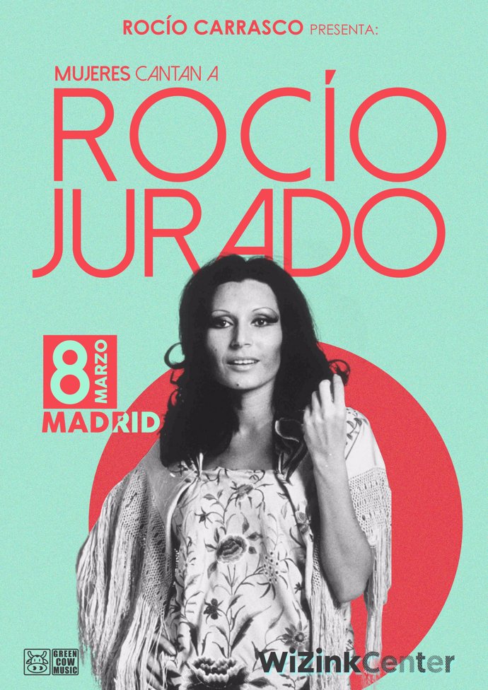 Cartel 'Mujeres cantan a Rocío Jurado'