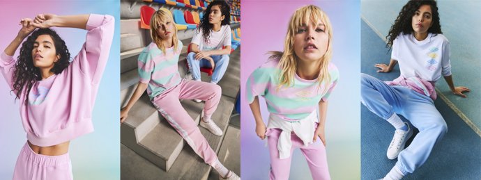 Detalles de la colección femenina UmbroxLefties