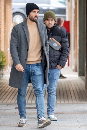 José Fernando con David, el novio de Gloria Camila