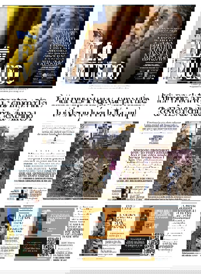 Portada de El Mundo