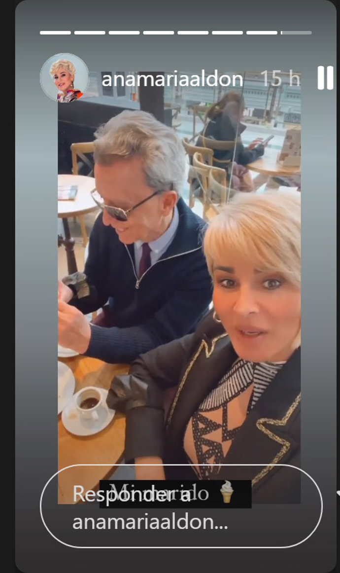 Ana María ha presumido de complicidad con su marido en Instagram