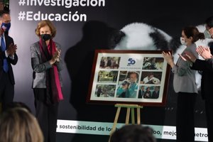 Doña Sofía ha presidido el acto por el 50º aniversario del Zoo de Madrid