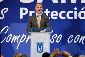 El Rey ha aplaudido la labor del Samur en un discurso