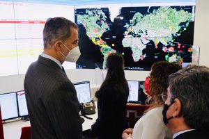 Los Reyes han conversado con integrantes de la organización