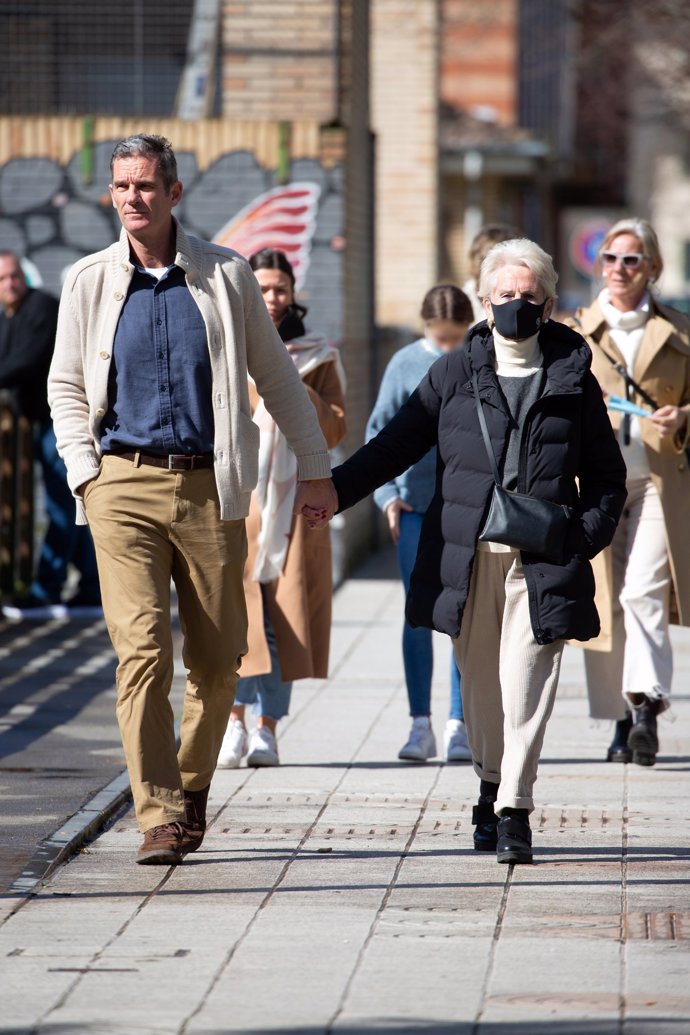 Iñaki, de paseo con su familia
