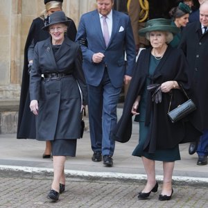 La Reina Margarita de Dinamarca y la Princesa Beatriz de Holanda