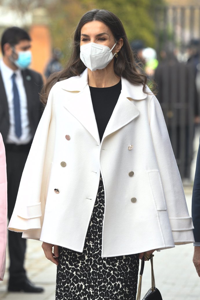 Doña Letizia, de lo más sonriente