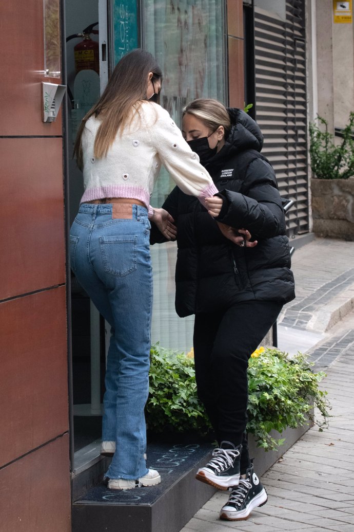 Rocío apenas puede andar