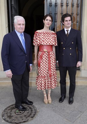 El duque de Alba, con Sofía Palazuelo y Fernando Fitz-James
