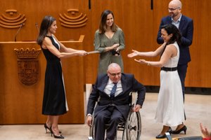 izia ha protagonizado una curiosa anécdota durante el acto