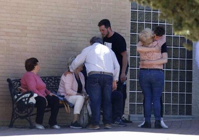 Escenas de dolor en el último adiós a José Luis Losa
