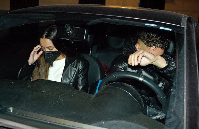 La pareja, tras su cena con Jesulín