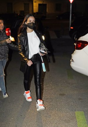 Julia se reencontró con su padre en su última visita a Madrid