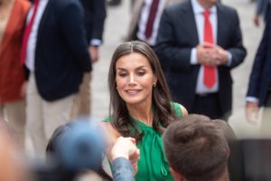 La Reina Letizia, muy cercana con el pueblo