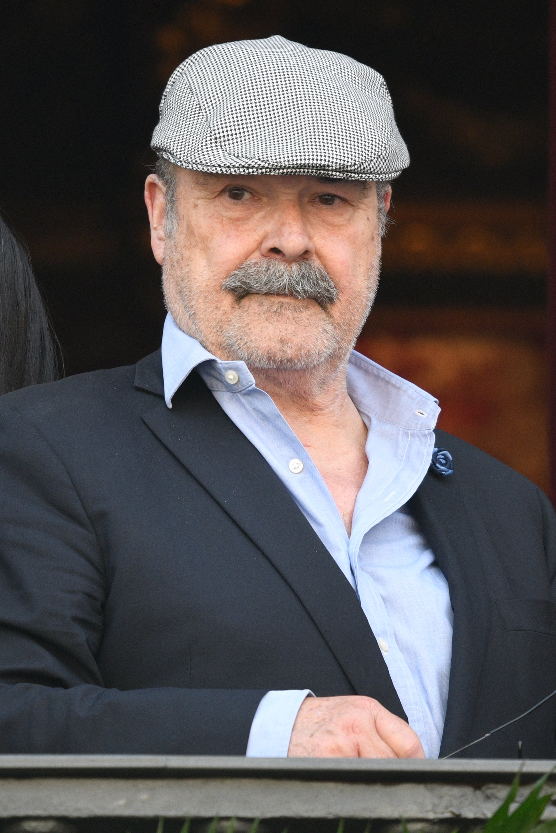 El actor, con la gorra de chulapo