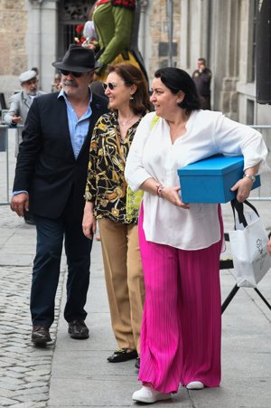 Su mujer, Ana Pérez Lorente, a su lado en todo momento