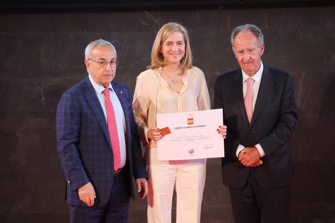 Doña Cristina ha sido homenajeada en Madrid