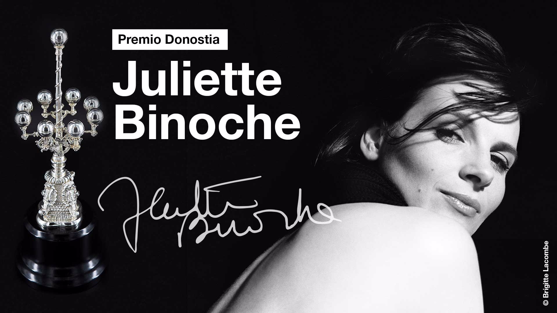 Juliette Binoche recibirá  un premio Donostia